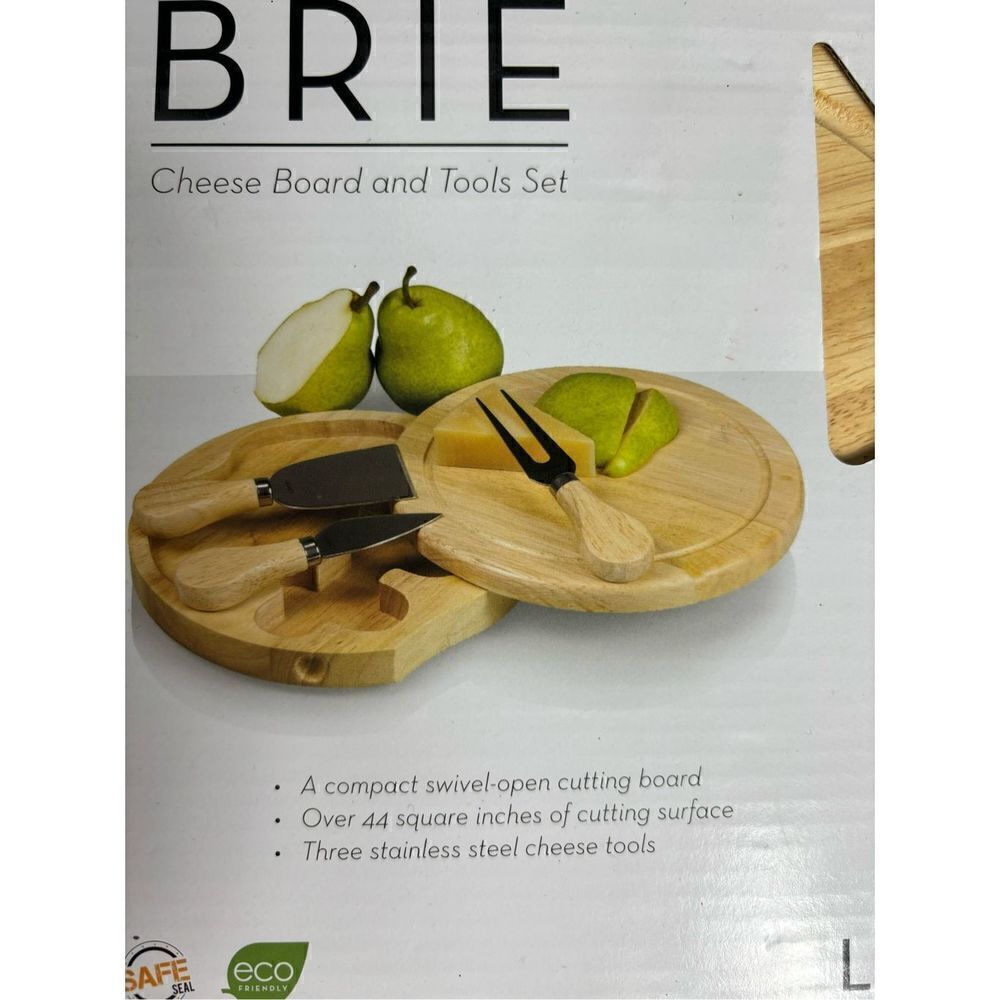 Brie Cheese Board and Tool Set - Picture 2 of 4